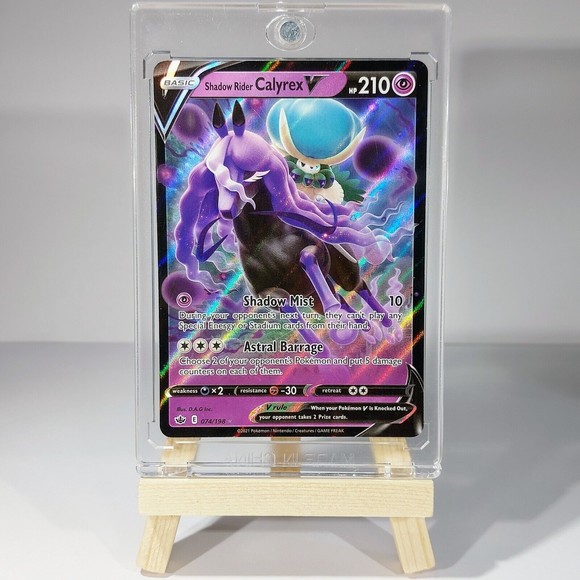 Pokemon Other - Shadow Rider Calyrex V Chilling Reign 074/198 Holo Ultra Rare Pokémon TCG Card